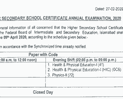 1st year date sheet 2023 punjab board pdf 1st year lahore board, rawalpindi board datesheet 2023